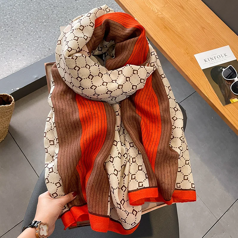 Giving Modern Hospitality Community Polyester shawl Intricate Delightful ethnic style hijab Essential