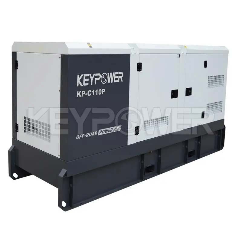 KEYPOWER 4BTA3.9-G11 Rental Type Atlas Canopy Super Silent 80 kVA genset