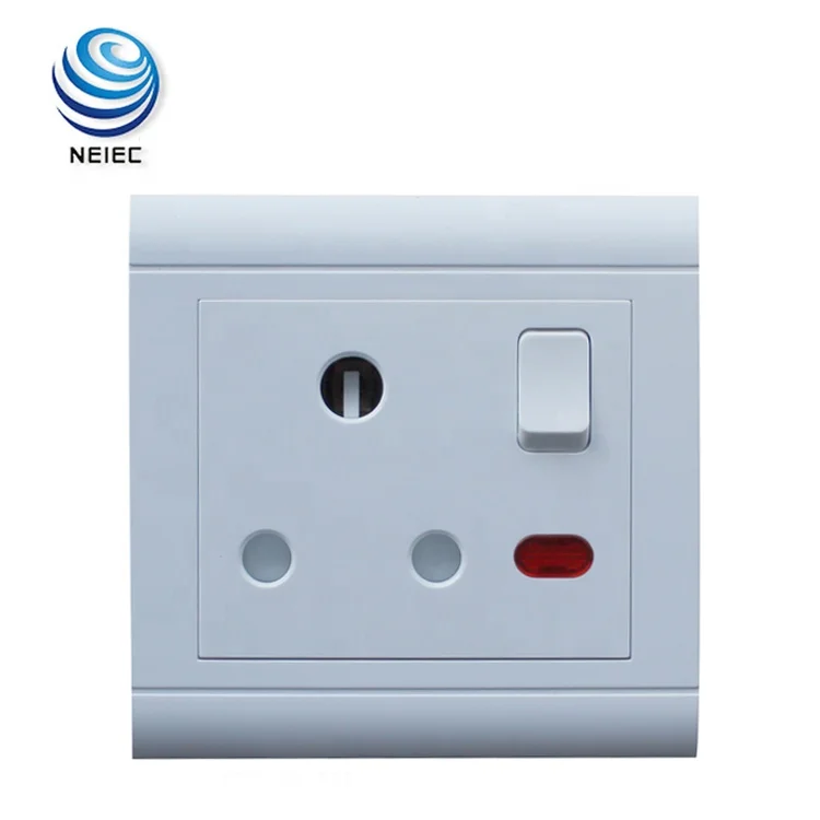 20A DP Double pole Switch with Neon Switch Light wall switch