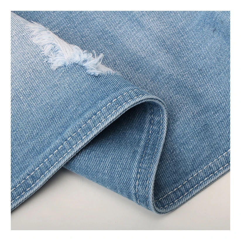 Cheap Bromoindigo R2 9.3oz Denim Textile Materials Cowboy Jacket Fabric Blue Denim Jeans Fabric
