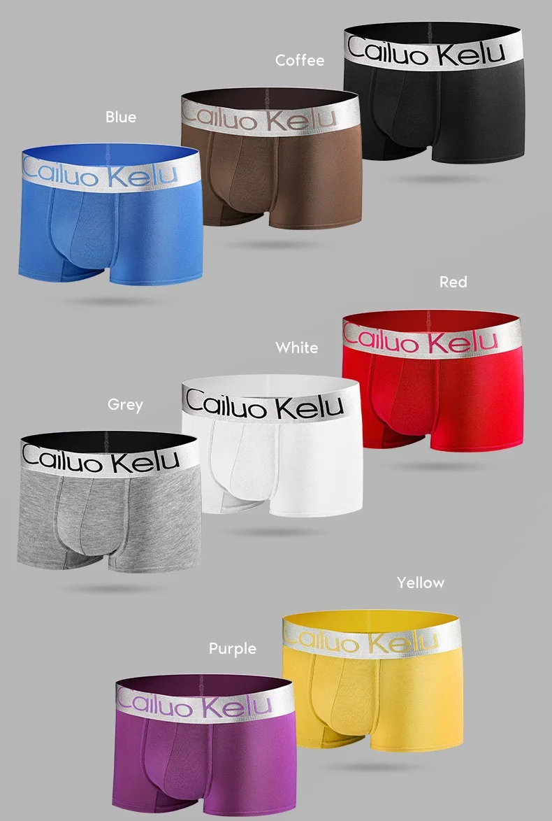 Wholesale OEM Canned Underwear 4 Packs Special Regenerated Nylon Fiber Mid-Rise Men  Boxer Briefs