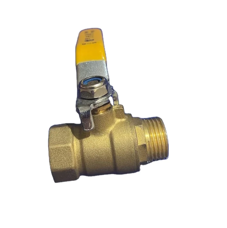 1 1/4in Threaded Brass Two-Piece Ball Valve With Internal And External Thread