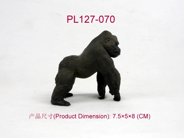 wholesale Gorilla Figurine Toy - Premium Quality Detailed Design Perfect for Jungle animal Themed Wildlife toys for Kids Age 5+