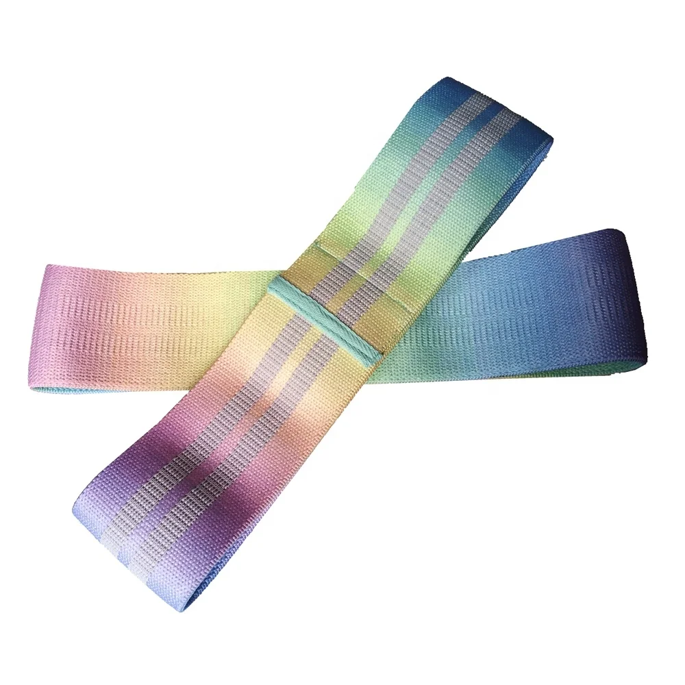 Super Elastic Anti Slip Fabric Booty Bands for 3 Resistance levels Women hip circle resistance band