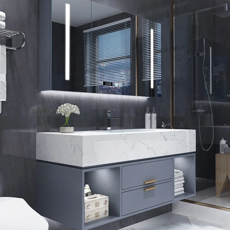 wholesale customized wood bathroom furniture bathroom vanity bathroom cabinet