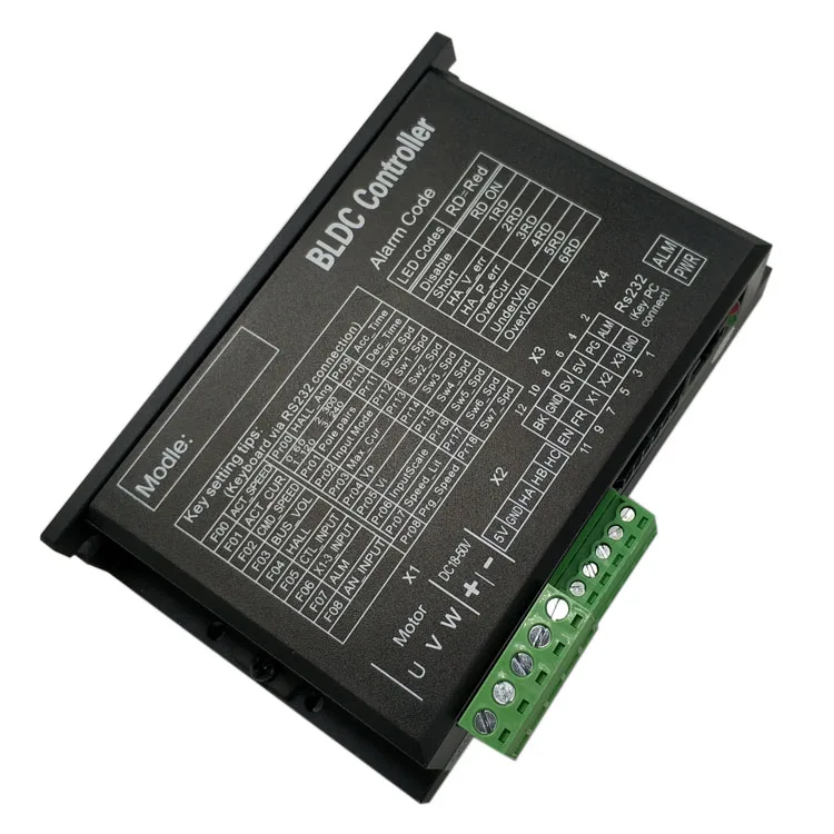 Single channel communication interface Brushless DC Motor drive cost-effective controller