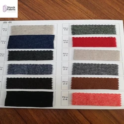 Hot selling woven  polyester batch tweed solid fabric  Shaoxing textile in China