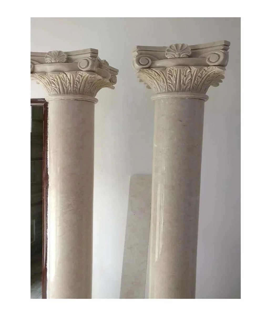 High quality marble pillars and columns building design with interior decorative pedestal