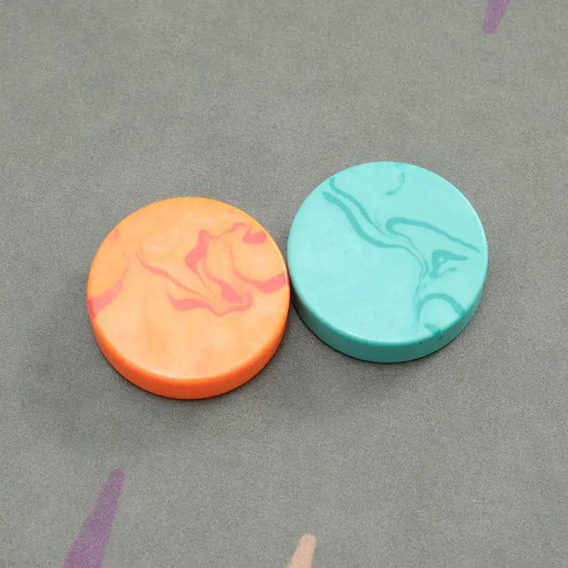 High quality dull polish Backgammon Checkers Custom color  orange blue Backgammon Checkers giant chess set outdoor  backgammon