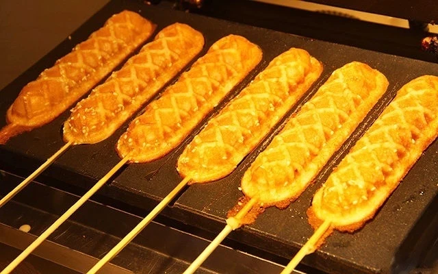  6 шт. вафельные палочки для хот-догов