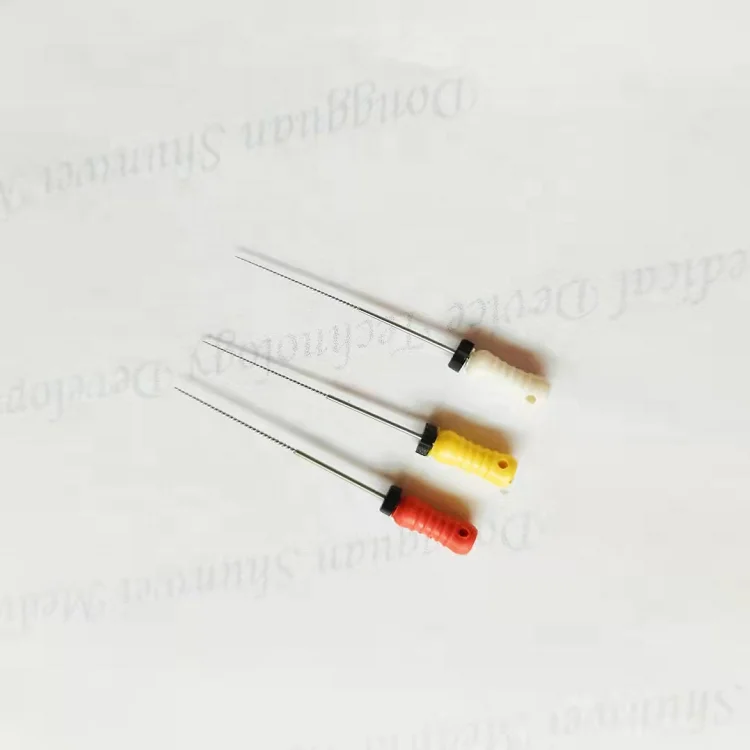 Гиперэластичный Никель Титан для стоматологических расходных материалов, 31 мм k-файл, корневой канал, файлы для ручного использования