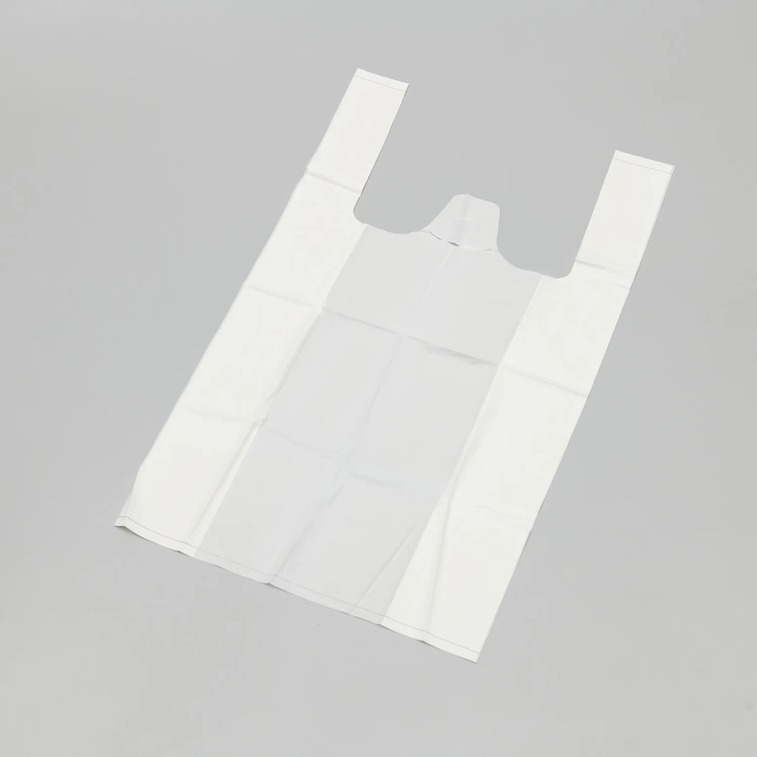 PLA+PBAT Biodegradable Clear T-shirt Bags Non Plastic Compostable Bio Bags On Roll With Dispenser