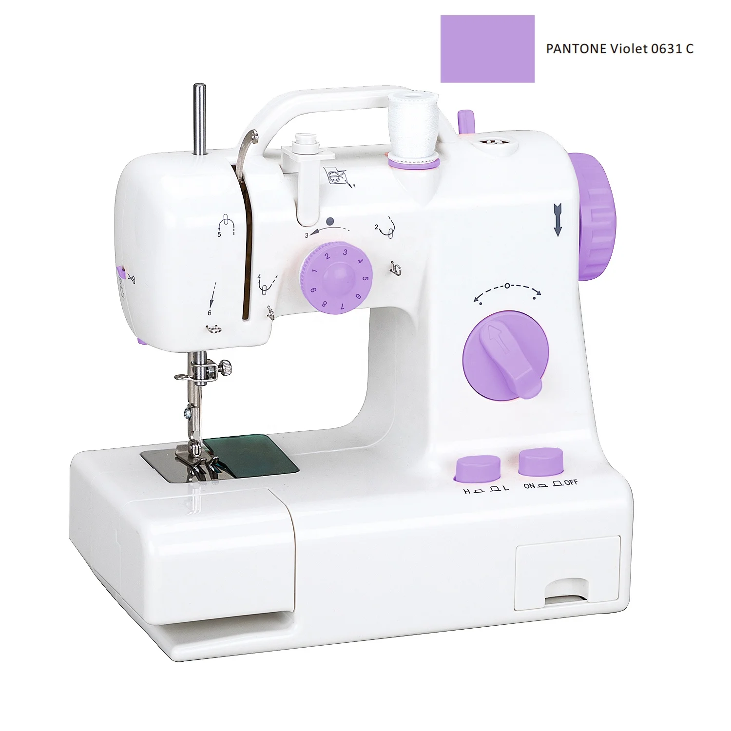 VOF FHSM-318 Cheap unique handbag sewing machines domestic Children toy Mini Electric Portable Sewing Machine