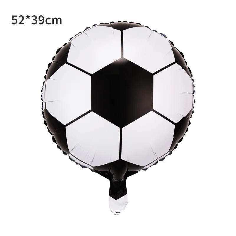Inflatable 18inch round soccer ball shape balloon kids sport toy foil football balloon volleyball basketball balloon