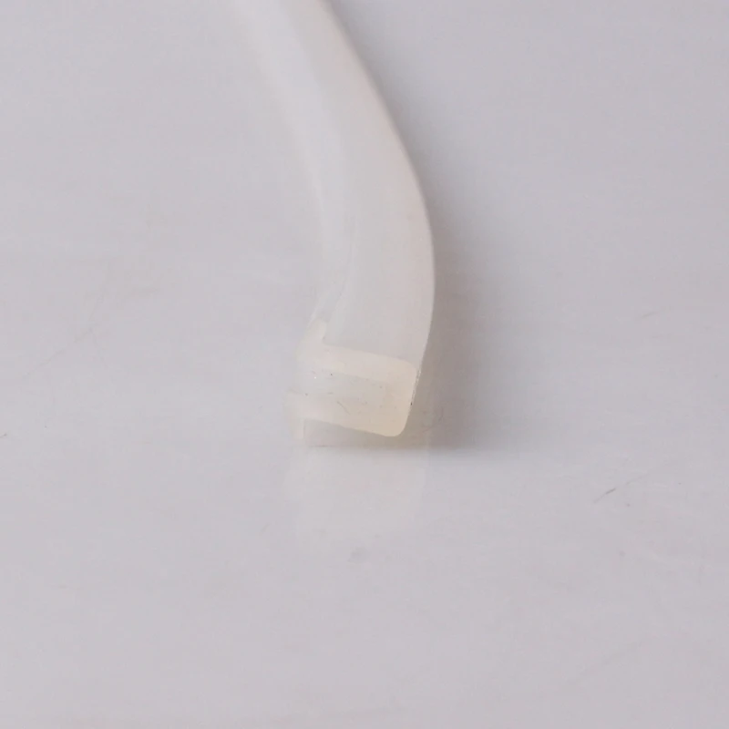 U shape profile silicone sheet metal edge trim protection rubber seal strip for boat windshield gasket