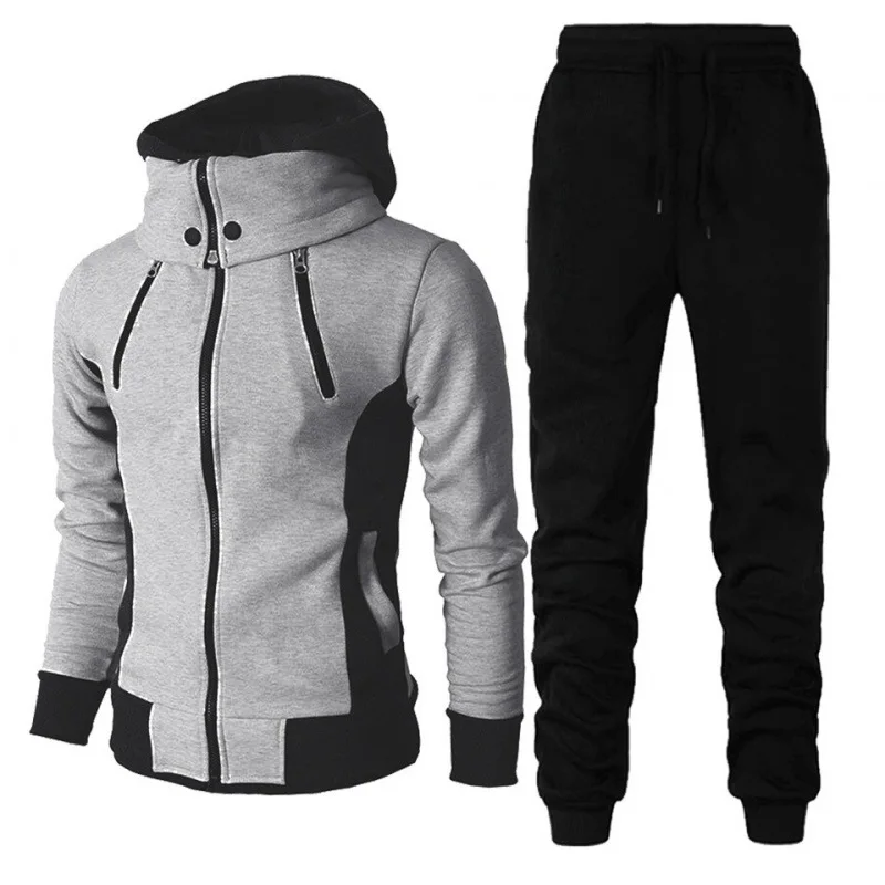 Hot Sale Wholesale Custom Logo Team Gym Tracksuit Men Two Piece Set Plus Size Mens Clothing Sportswear For Sale