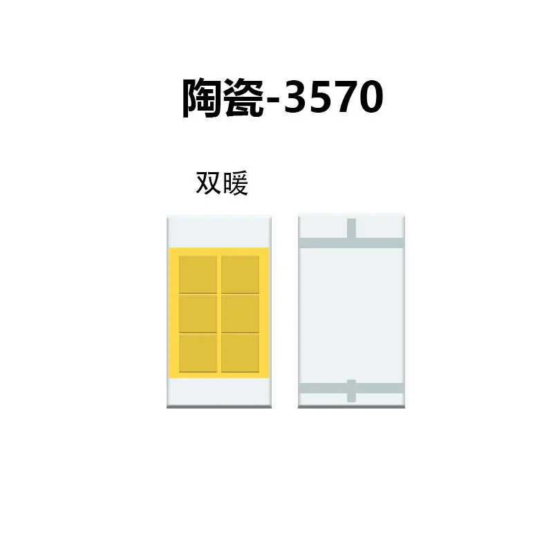 Factory direct sales car lights SMD CSP 3570  LED 9v 12V   blue white dual color, red white dual color, red blue dual color