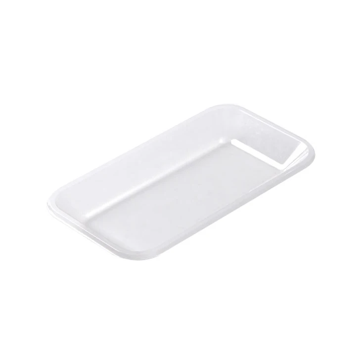 
Rectangle Plastic PET Disposable Tray Clear Plastic Tray Hot Sale 