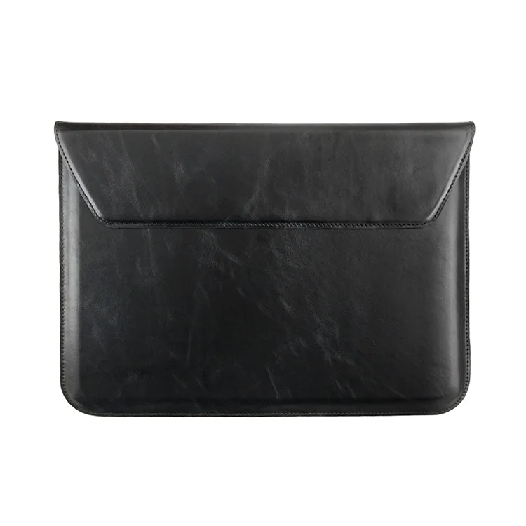 Wholesale Vintage Premium Top Grain Leather Slim Laptop Case for Huawei or ipad