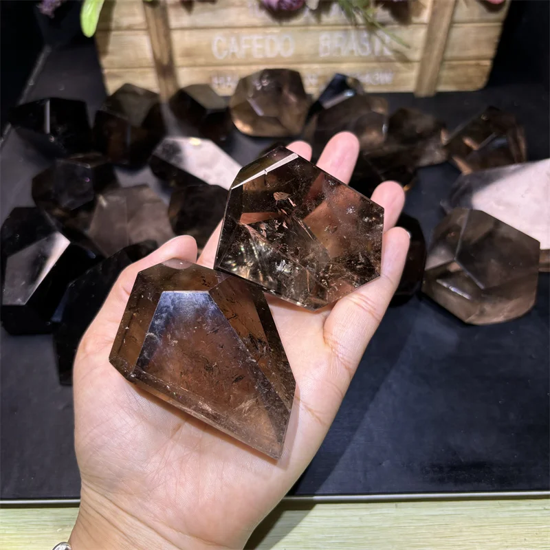 High Quality Natural Crystal Fengshui Stone Large Smoky Big Clear Smoky Quartz Free Form for Ornament