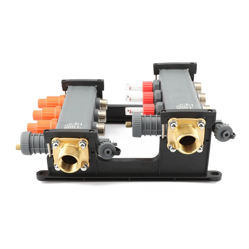 High-Strength PA Manifolds from Manufacturers for Water Heating Systems Made of Durable Plastic for Floor Heating Panels