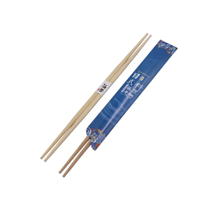 Customized Printed Korean Style Disposable Eco Friendly Bamboo Personalized Chopsticks