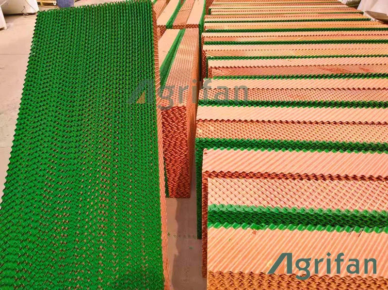 Greenhouse climate control systems, water cooling pad, green color cooling cell pad