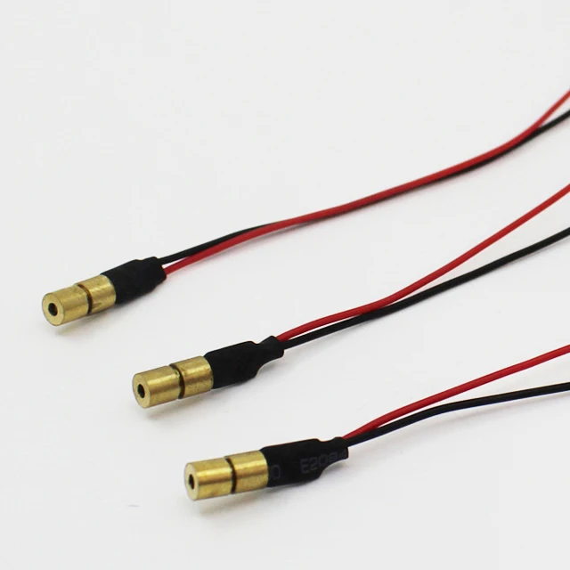 Red Dot Laser Diode Module 5mw 650nm Red Laser Cutting Point Brass Module