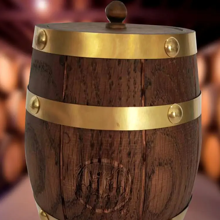 Caoxian Factory Cheap Small Mini Wooden Keg Coffee Bean Packaging Barrels Wholesale