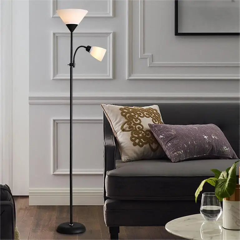 Самая дешевая американская простая гостиная диван напольный светильник популярная двухместная спальня детская комната E27 прикроватный