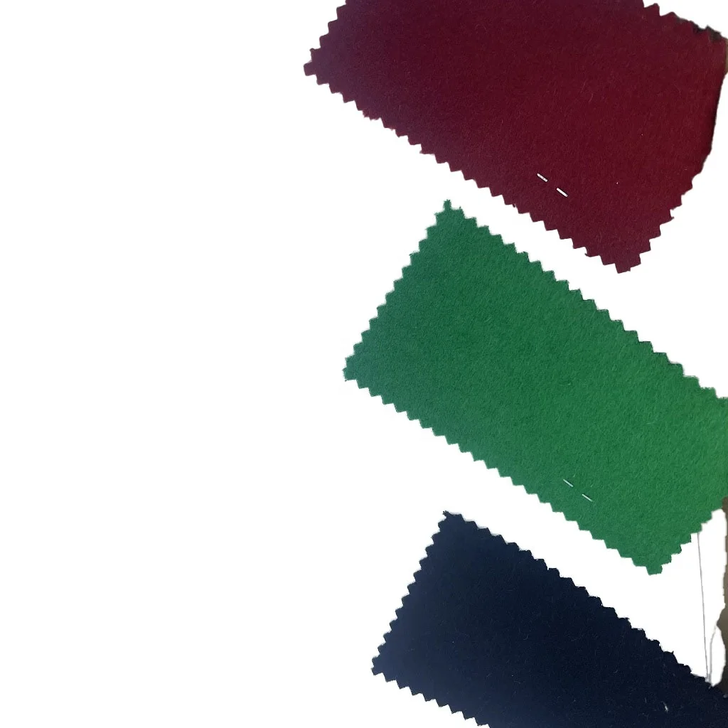 Worsted Fabric Supplier Polyester Wool Double Face Polar Fleece Plain Fabrics For Clothing ZZH24004