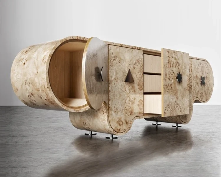 Modern creative design TV cabinet dining room furniture wooden storage sideboard