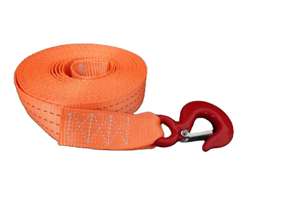 4m Heavy Duty 5ton Car Tow Cable Towing For Truck Snatch Strap Off-road Towing Ropes Trailer Winch Cable Belt Car Traction -