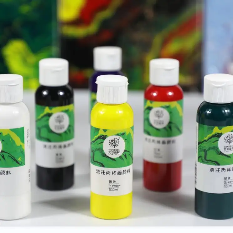 Acrylic Paints Set Quick Drying Water Soluble Acrylic Art Paint DIY