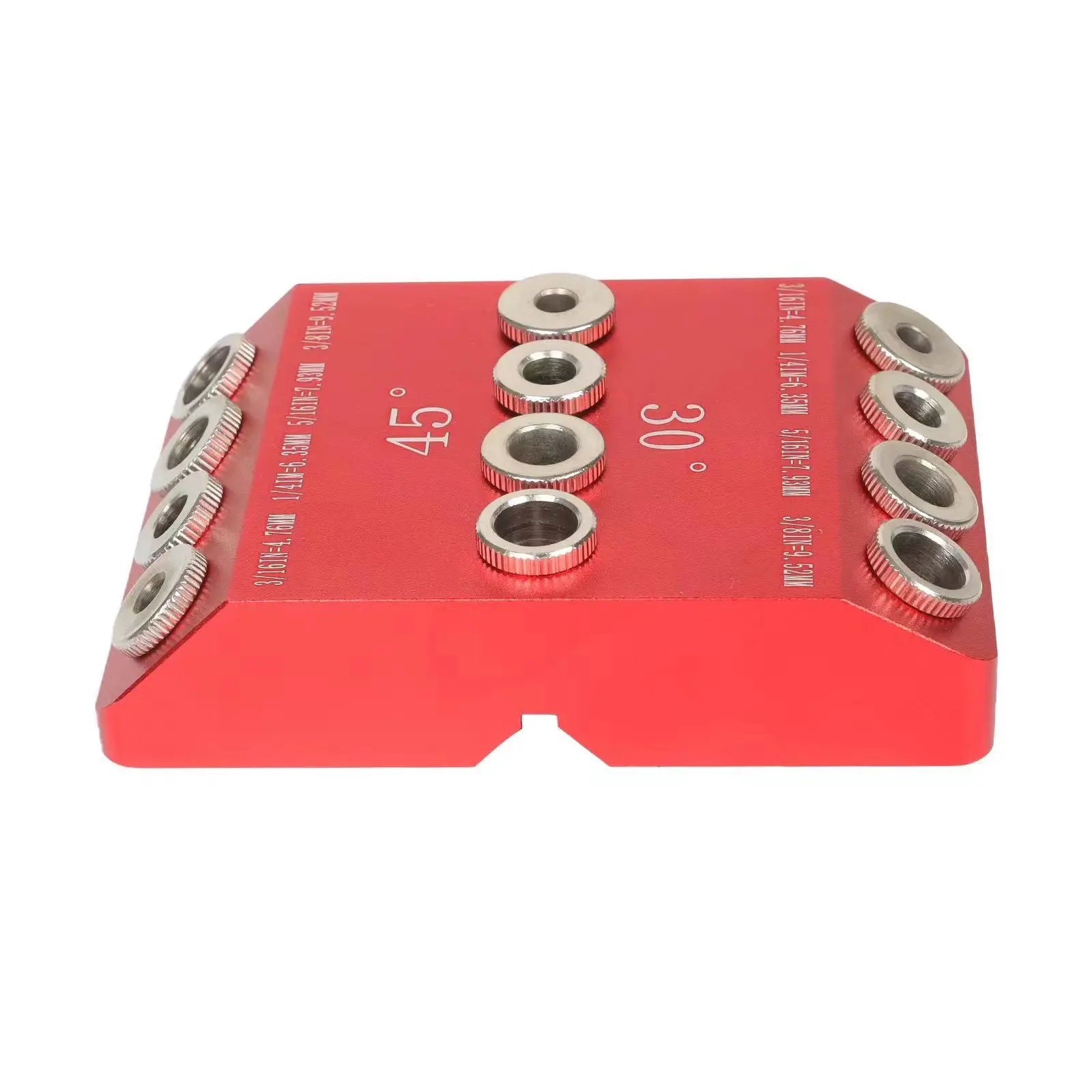 Drill Hole Guide Jig 30/45/90 Degree Angle Drill Hole Guide Jig 4 Sizes Drill Hole Guide Jig