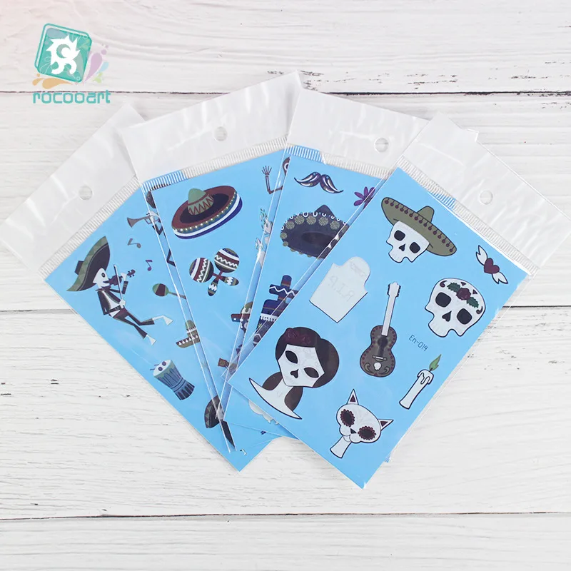 halloween temporary tattoos party halloween gift tatoo sticker for kids