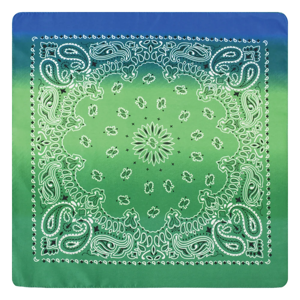 Hot Sale Multifunction Headwear Cotton Bandana Custom Print Hip Hop Paisley Tie Dye Bandana