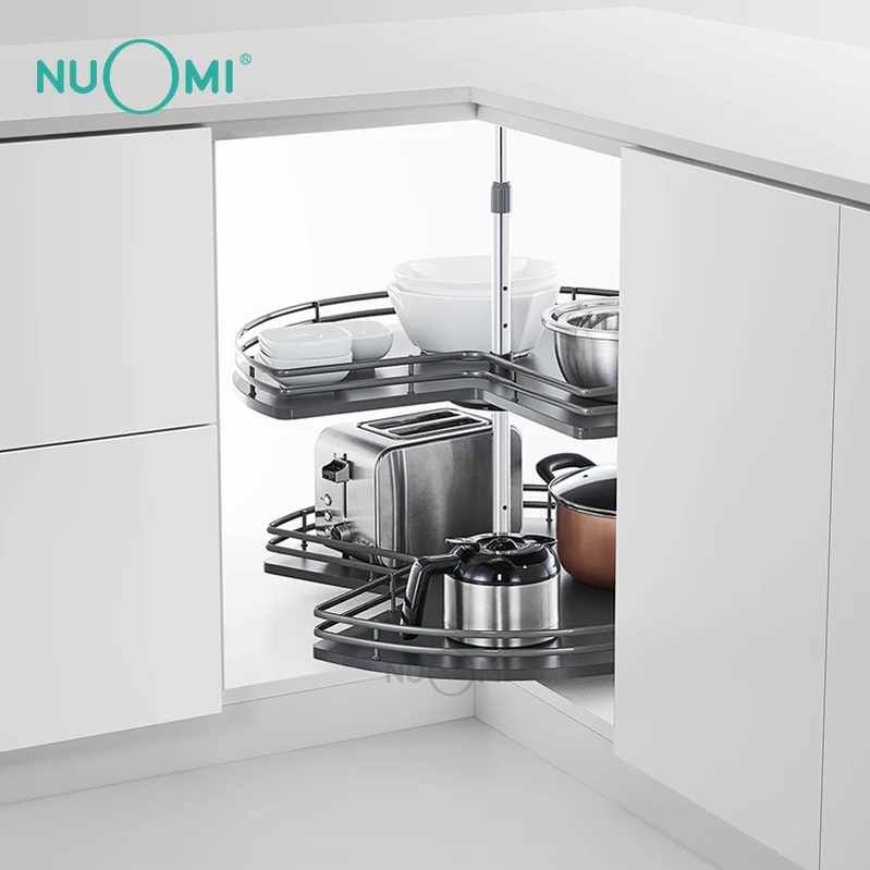 
NUOMI Majaz Series Storage Kitchen Solution Magic Corner Cabinets 