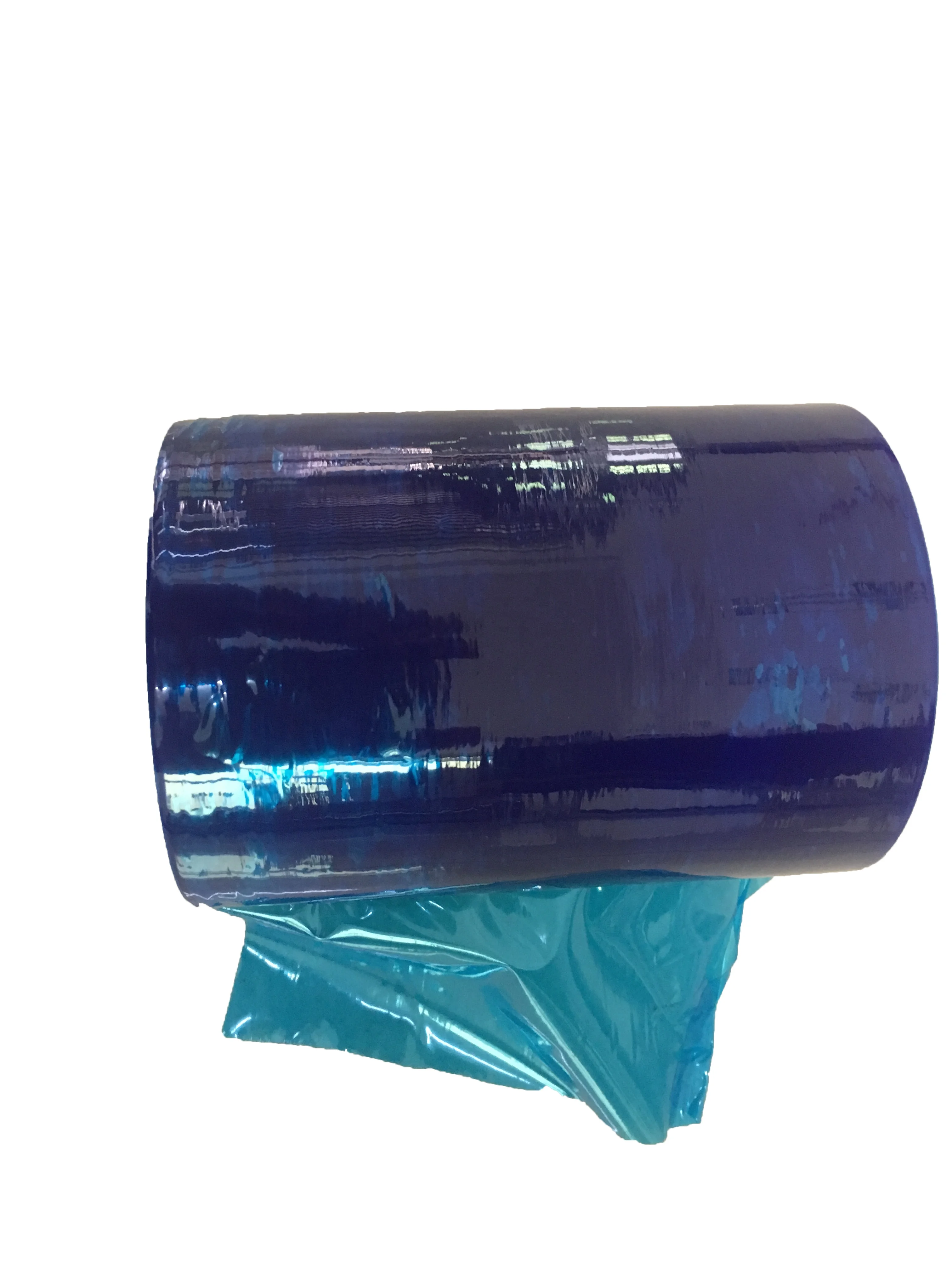 Customized PVC Extrusion Casting Film Roll Glossy Surface Pipe Wrap Tape for Air Conditioner Packaging Shrink Wrap Roll Shape