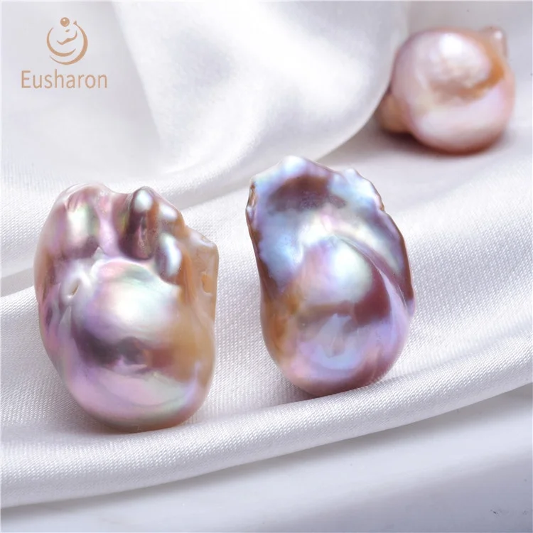 
Farm Directly Supply Dazzling 20-30mm AAA- Big Size Baroque Natural Freshwater Pearl 