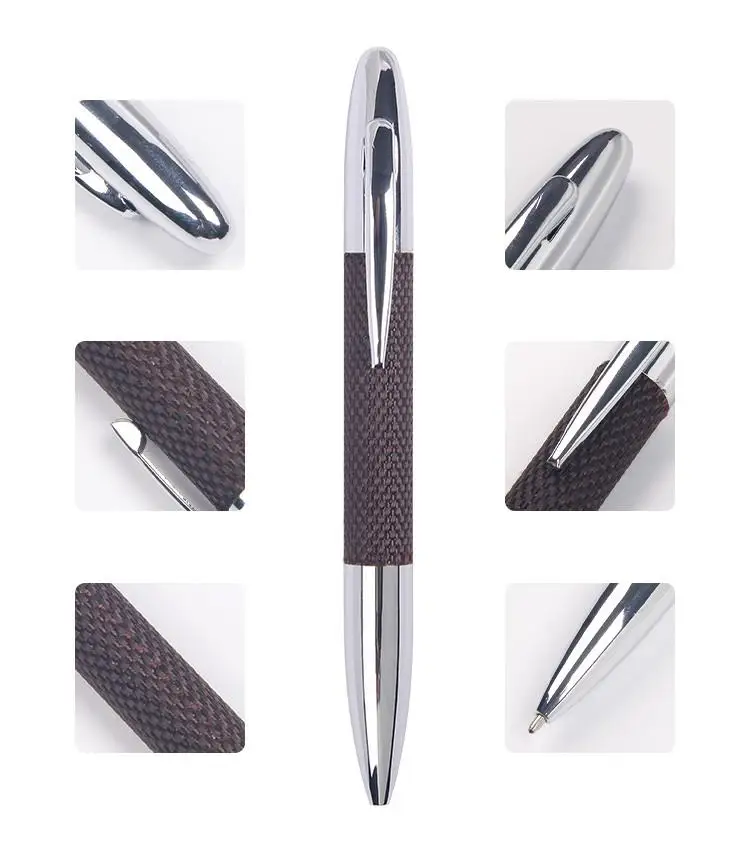 Low price ball pen making machine clip metal with customized logo for promotional gift