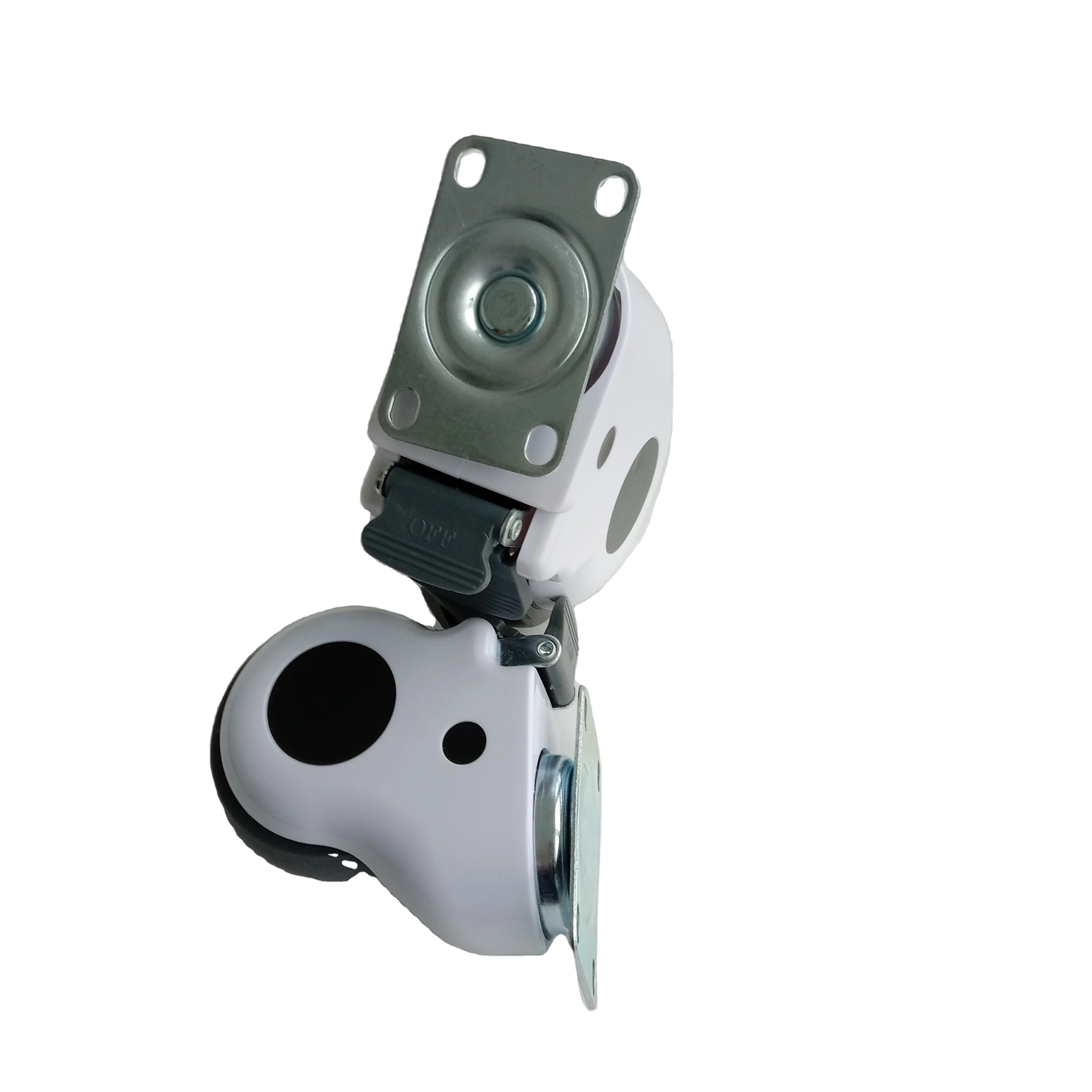 2024 Best Selling Threaded Stem Double Wheels Medical Caster For Hospital Medical Casters Wheels