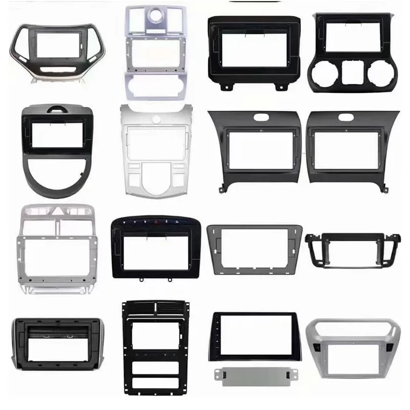 For Mitsubishi I200 Triton xpander montero grandis ASX mirage faros evo eclipse Galant colt Android car stereo radio dvd frame