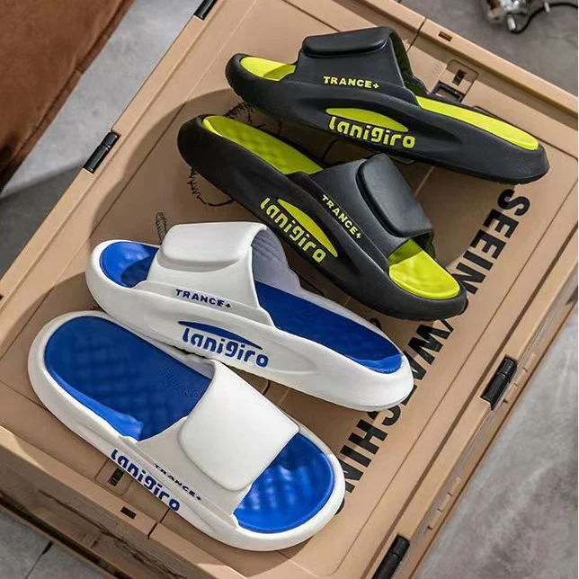 fashion High quality slippers shoes outdoor indoor soft soles Anti-Slip men women Slide Sandals PVC slippers