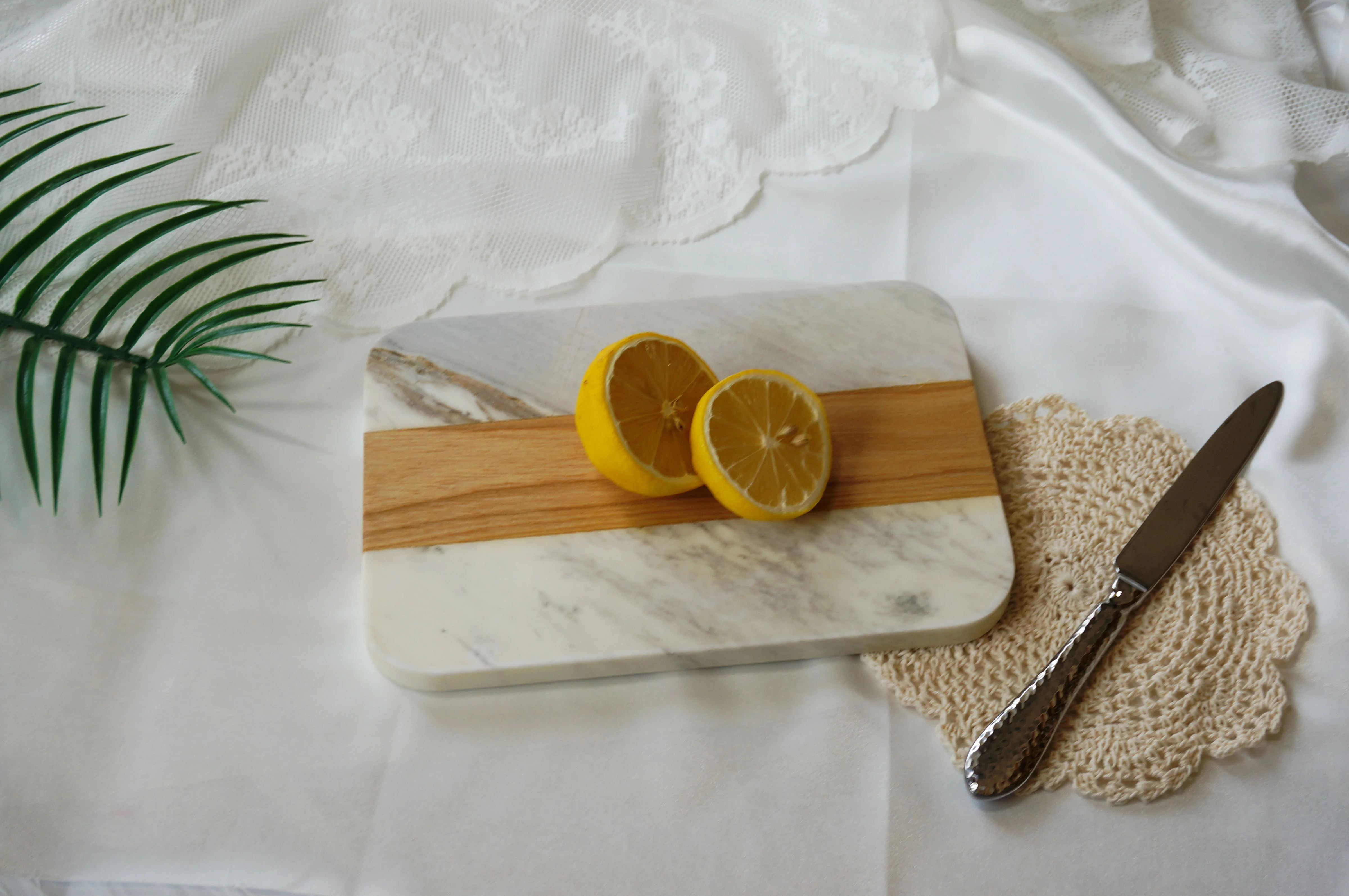 
Factory price cheese cutting boards wholesale marble + wood material chopping board 