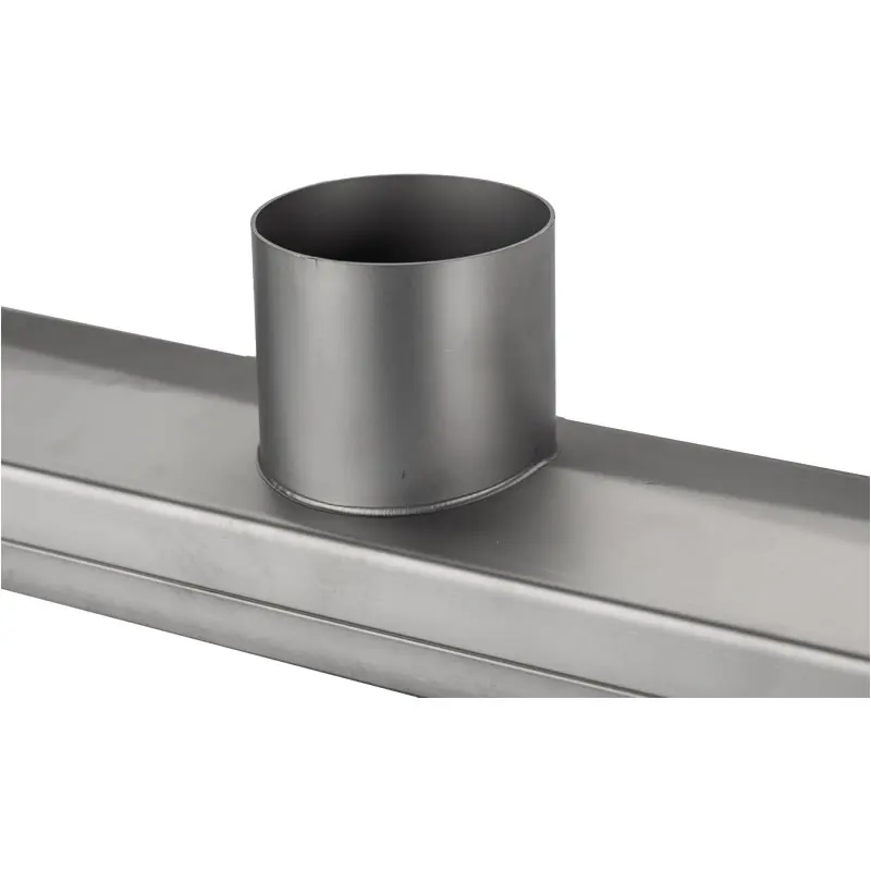 Invisible grate cover bathroom hair catcher anti odor stainless steel channel linear shower floor drain