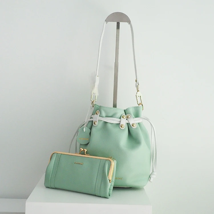 Popular Classic Leather Cute Girl Messenger Bag Fashion Women Handbag