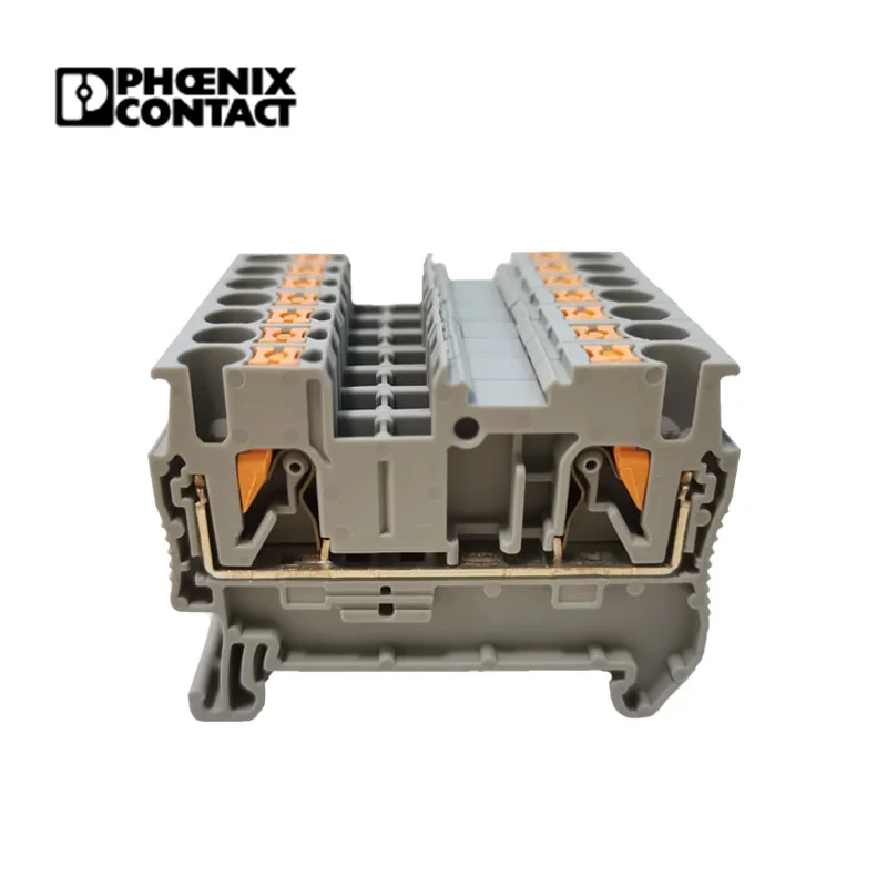 PT 2.5 Phoenix Din Rail Feed Through Push In Wire Connectors Terminal Blocks
