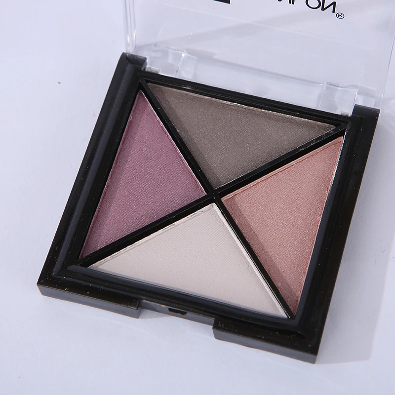 Hot Selling Eyeshadow Pigmented 4 Colors Luminous Vegan Mineral Eye Shade Cruelty-free Shimmer Acrylic Eyeshadow Palette OEM