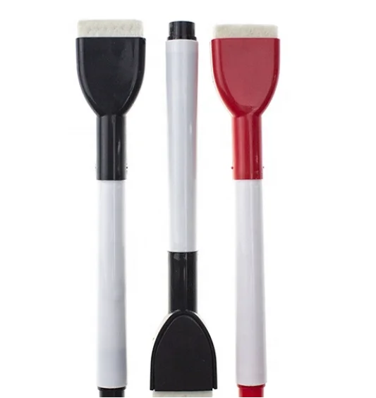 Custom Logo Low Odor Non-toxic Multi-color Whiteboard Marker Pens With Magnetic And Eraser Dry Erase Marker